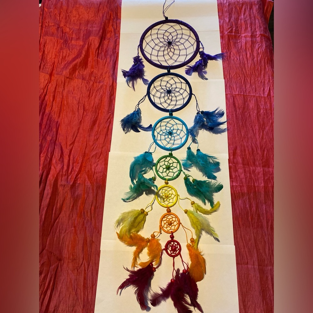 Chakra Dreamcatcher Wall Hanging